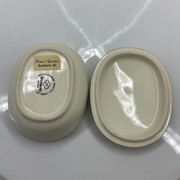 Vintage Otagiri Chickadee Trinket Box Made in Japan Retro Bird Lidded - Picture 4 of 6